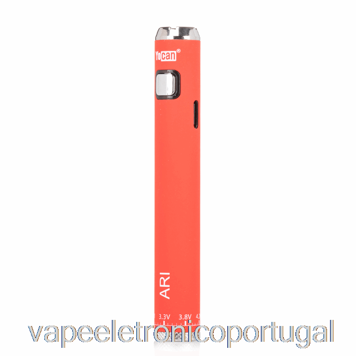 Vape Eletrônico Yocan Ari Bateria 650mah Vermelha